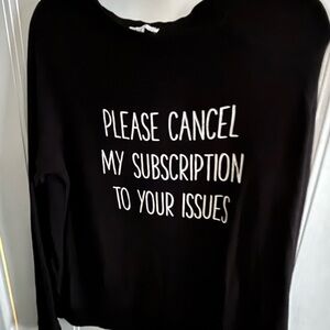 Unk Black Crewneck Sweatshirt with White Graphic Text